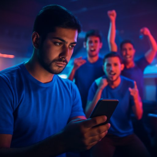dhoni88 এক হাতে ফোন ধরা ব্যবহারকারী